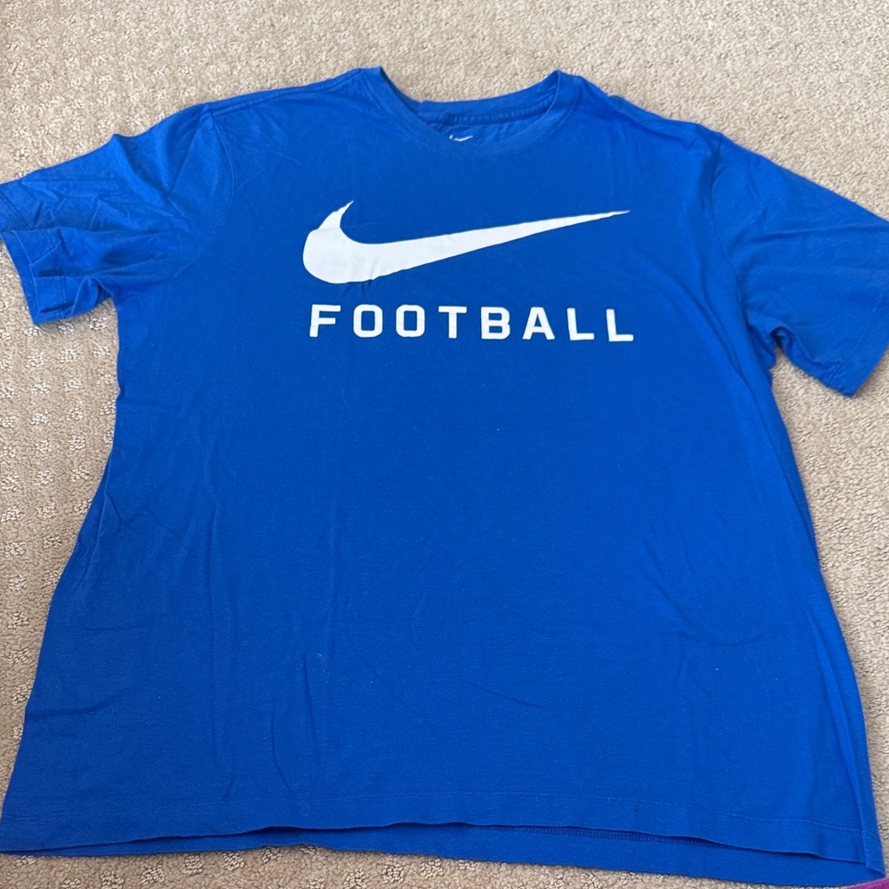 Nike Royal Blue Football Tee